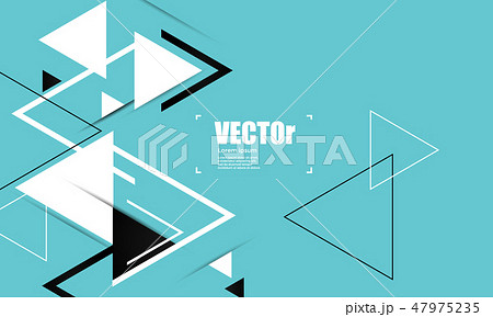 Abstract blue geometric vector background with tri Abstract blue geometric vector background with tri 47975235