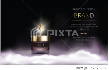 Night cosmetic series for face skin care Night cosmetic series for face skin care 47978225