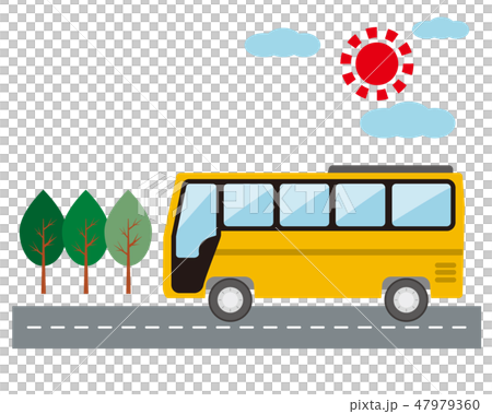 バス　自動車　観光バス 47979360