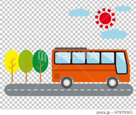 バス　自動車　観光バス 47979361