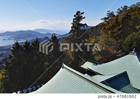 【小豆島】西之瀧龍水寺 　通称「天空霊場」からの眺望 47981902