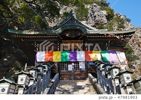 【小豆島】西之瀧龍水寺 ・本堂　通称「天空霊場」 47981903