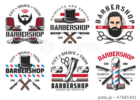 Barber shop tools and equipment 47985401