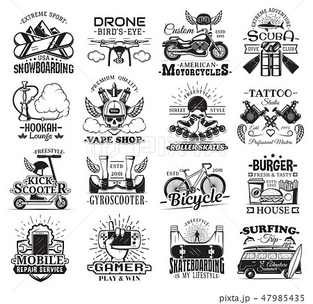 Leisure activitity, entertainment and hobby icons Leisure activitity, entertainment and hobby icons 47985435