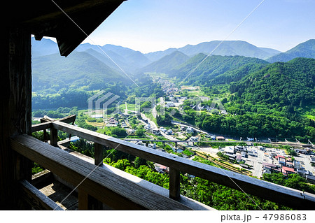 山寺：五大堂からの眺め 47986083