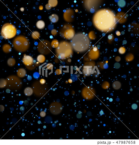 Blurred bokeh light on dark blue background. Christmas and New Year holidays template. Abstract Blurred bokeh light on dark blue background. Christmas and New Year holidays template. Abstract 47987658