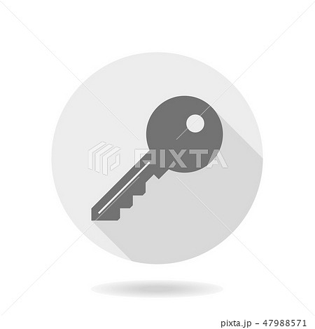Fine Vector Key Flat Icon Fine Vector Key Flat Icon 47988571