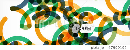 Abstract color lines on white. Modern colorful flow poster wave. Art design for your project 47990192