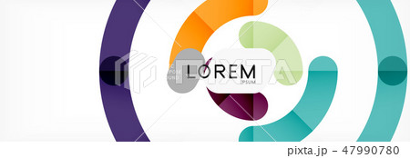 Line design circles abstract background Line design circles abstract background 47990780