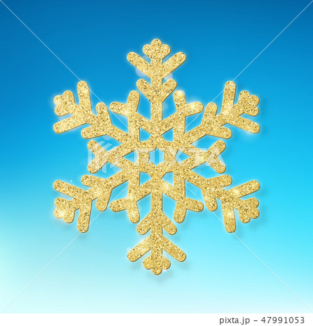 Christmas card with gold snow flake. Merry Christmas, New Year template. EPS 10 Christmas card with gold snow flake. Merry Christmas, New Year template. EPS 10 47991053