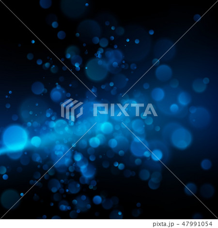 Blue bokeh abstract background. EPS 10 47991054
