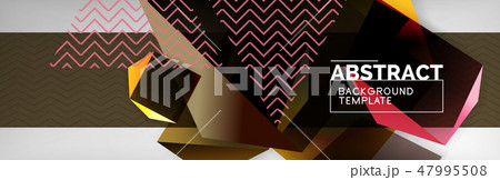 Minimalistic geometric abstract background 47995508