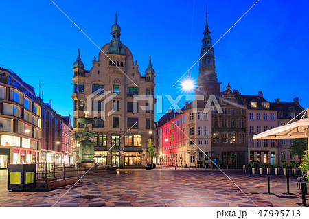 Stroget street, Amagertorv, Copenhagen, Denmark Stroget street, Amagertorv, Copenhagen, Denmark 47995713