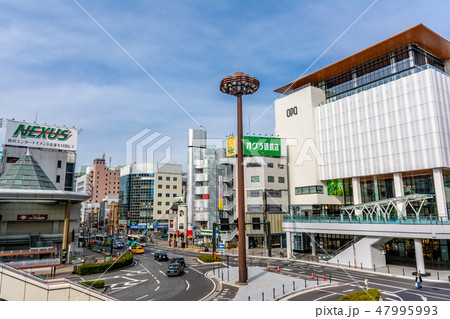 高崎駅西口の風景【群馬県高崎市】 高崎駅西口の風景【群馬県高崎市】 47995993