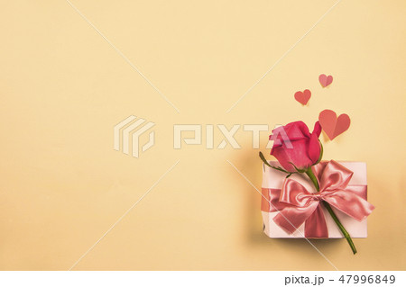 ハート バラ 花 47996849