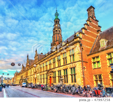 The Stadhuis, the Town Hall of Leiden in the Netherlands 47997258