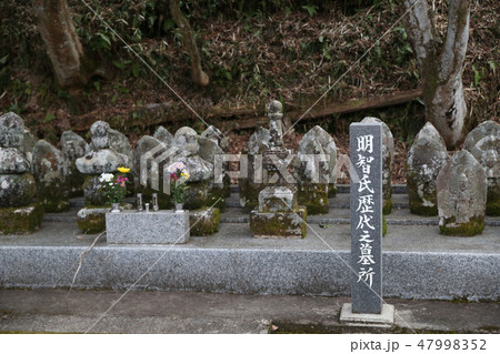 天龍寺　明智氏歴代の墓所 47998352