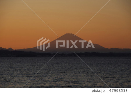 富津から見た富士山 富士山 千葉から見た富士山 富津から見た富士山 富士山 千葉から見た富士山 47998553