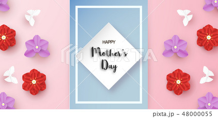 Template design for happy mother's day. Template design for happy mother's day. 48000055