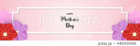 Template design for happy mother's day. 48000066