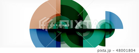 Abstract background circle design 48001804