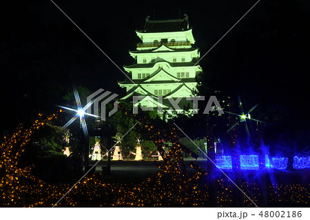 広島県福山城のあかり祭り 広島県福山城のあかり祭り 48002186