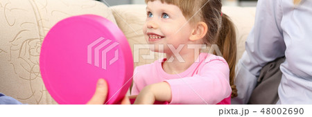 Parent cute celebrate new year christmas 48002690