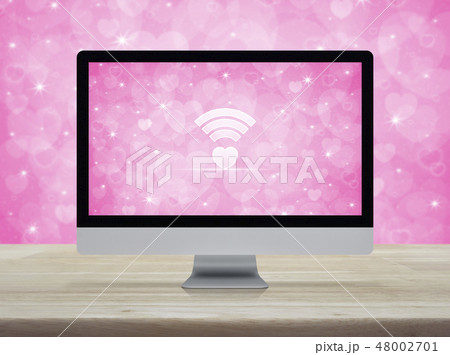 Internet online love connection, Valentines day 48002701