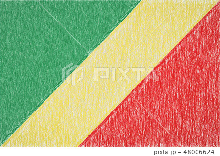 Congo painted flag 48006624