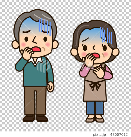 中年夫婦面色蒼白 中年夫婦面色蒼白 48007012
