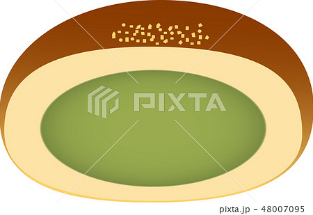 うぐいすあんぱんのイラスト素材