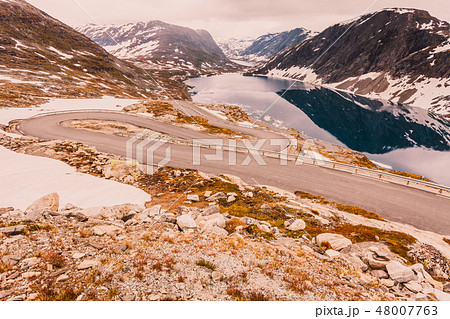 Djupvatnet lake and road to Dalsnibba Norway 48007763