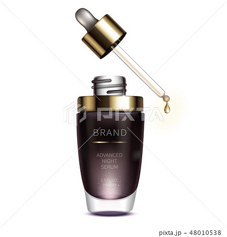 Night cosmetic serum for face skin care 48010538