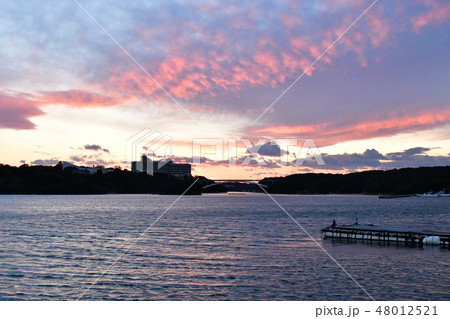 賢島大橋　夕焼け 48012521