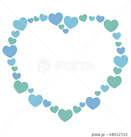 ハートのフレームのイラスト素材