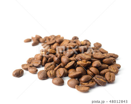 Coffee Beans on white background. 48012843