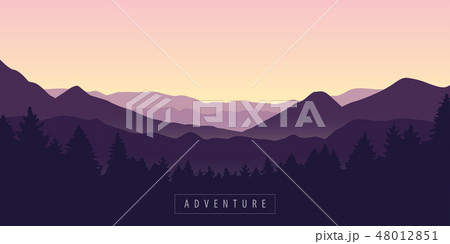 adventure mountain and forest purple landscape 48012851
