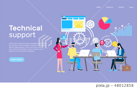 Technical Support Online Page, Internet Shopping 48012858