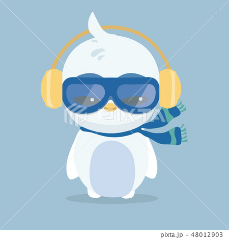 Vector illustration of a penguin. 48012903