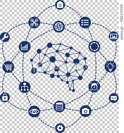 AI（AI·人工智能）圖像例證 48014489