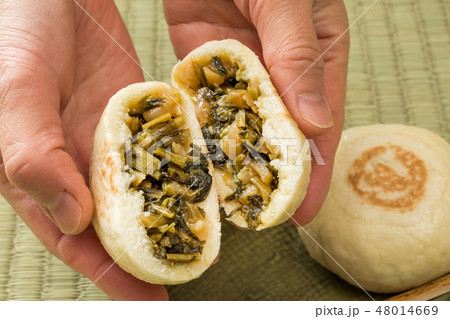本格的な野沢菜　Pickles of Nozawana of Nagano  48014669