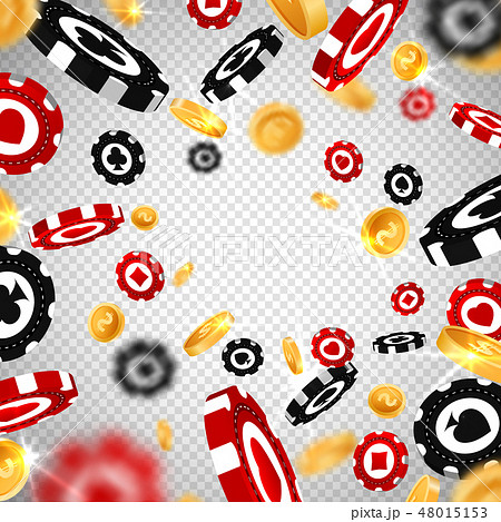 3d dollar gold coins,holdem poker chips explosion in realistic style,big win jackpot game vegas 48015153