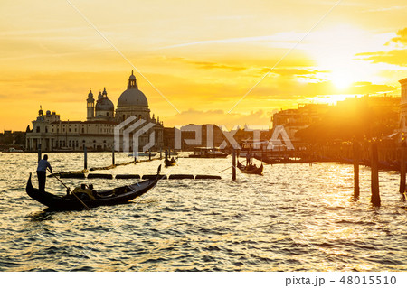 Venice gondolas on San Marco square, Venice, Italy Venice gondolas on San Marco square, Venice, Italy 48015510