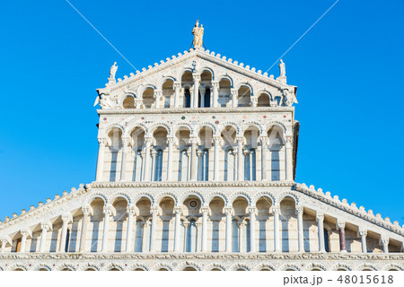イタリア　トスカーナ州　ピサ　ドゥオーモ広場　ドゥオーモ　カテドラーレ　ファサード 48015618