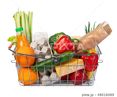 metal shopping basket 48016089