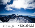 厳冬期の天狗岳より南八ヶ岳連峰を望む 48016488