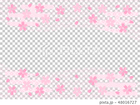 桜 イラスト 模様 背景 和柄 桜 イラスト 模様 背景 和柄 48016727