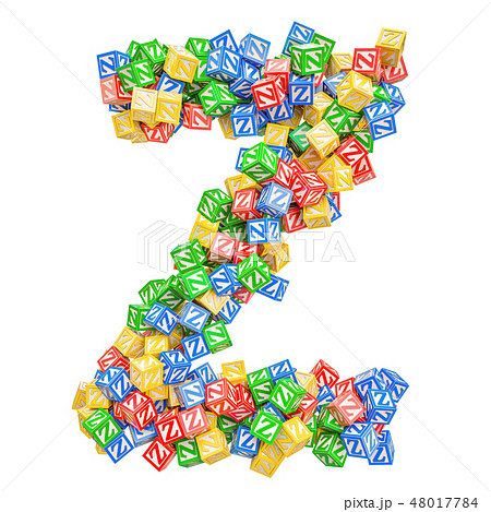Letter Z, from ABC Alphabet Wooden Blocks 48017784