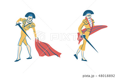 Illustration of matador Illustration of matador 48018892