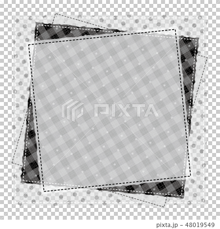 Patchwork style pattern Pattern frame... - Stock Illustration [48019549 ...